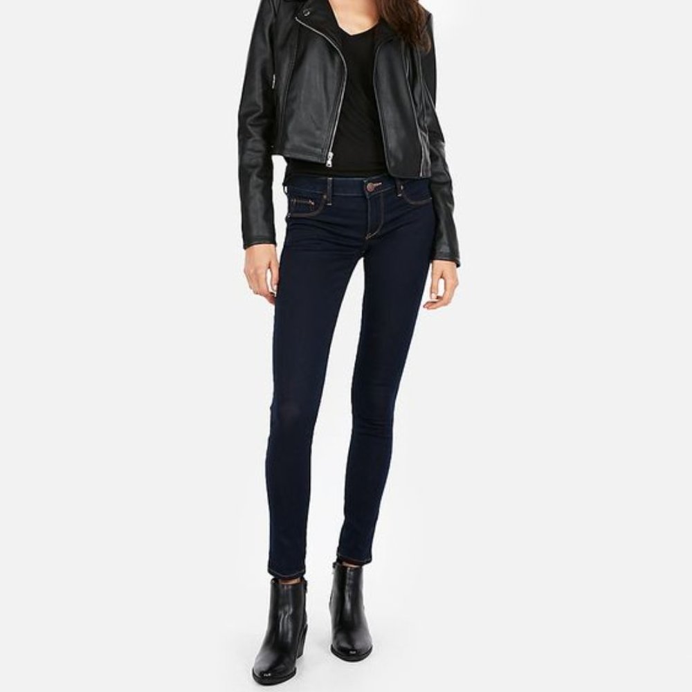 Express Jeans Stella Ankle Skinny Dark (10)